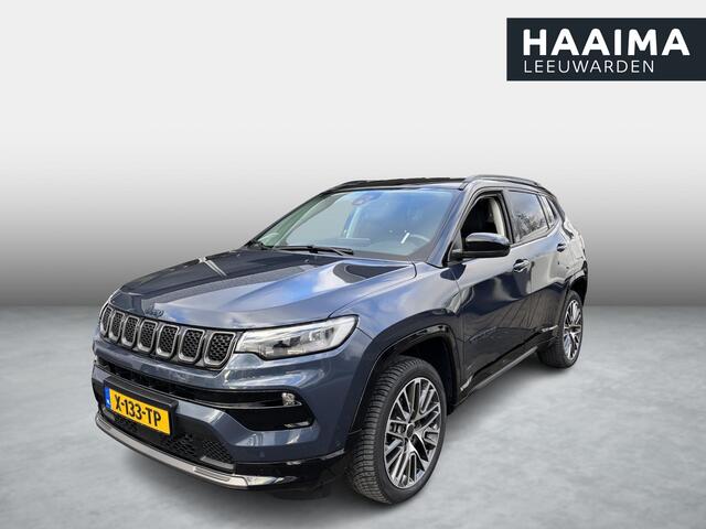 Jeep COMPASS 4xe 240 Plug-in Hybrid Electric Summit | Leder | Camera | Stoel/Stuur Verwarming | All Season Banden