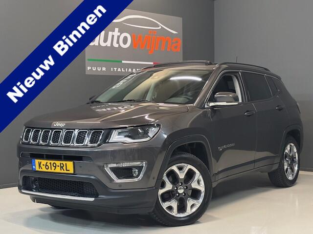Jeep COMPASS 1.4 MultiAir 140pk Limited Panoramadak/schuif/kantel Afneembare trekhaak, stoelverwarming, apple carplay