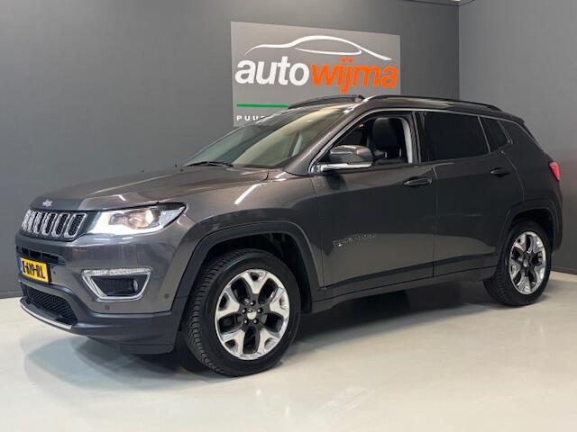 Jeep COMPASS 1.4 MultiAir 140pk Limited Panoramadak/schuif/kantel Afneembare trekhaak, stoelverwarming, apple carplay