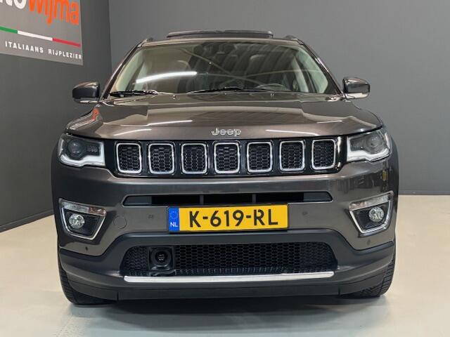 Jeep COMPASS 1.4 MultiAir 140pk Limited Panoramadak/schuif/kantel Afneembare trekhaak, stoelverwarming, apple carplay