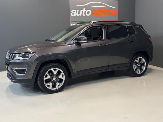 Jeep COMPASS 1.4 MultiAir 140pk Limited Panoramadak/schuif/kantel Afneembare trekhaak, stoelverwarming, apple carplay