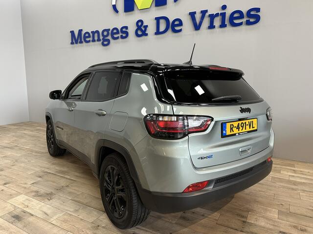 Jeep COMPASS 4xe 240 Plug-in Hybrid Electric Upland Airco ECC | LED | 360 Camera | Adaptive Cruise | Half leder | Apple Carplay Android Auto | Isofix | NAP |