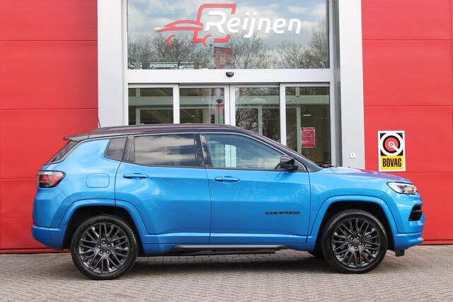 Jeep COMPASS 4xe 240PK Plug-in Hybrid S | NAVIGATIE 10,25 "TOUCHSCREEN | APPLE CARPLAY/ANDROID AUTO | 360° CAMERA | ALPINE PREMIUM DAB+ RADIO | CLIMATE CONTROL | 19"GRANITE CRYSTAL MATT LICHTMETALEN VELGEN | ADAPTIVE / CRUISE CONTROL | DIGITAAL INSTRUMENTENPANEEL | LE