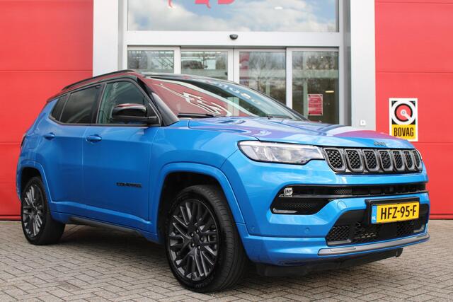Jeep COMPASS 4xe 240PK Plug-in Hybrid S | NAVIGATIE 10,25 "TOUCHSCREEN | APPLE CARPLAY/ANDROID AUTO | 360° CAMERA | ALPINE PREMIUM DAB+ RADIO | CLIMATE CONTROL | 19"GRANITE CRYSTAL MATT LICHTMETALEN VELGEN | ADAPTIVE / CRUISE CONTROL | DIGITAAL INSTRUMENTENPANEEL | LE