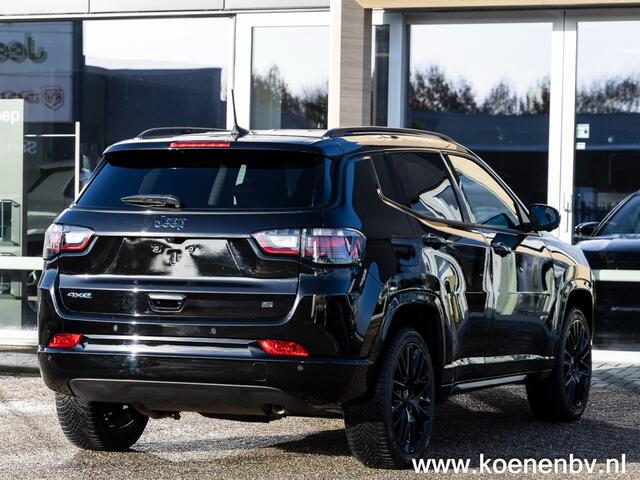 Jeep COMPASS 4XE 240 PHEV S ADAPTIEVE CRUISE / 19 LM / 360 gr Camera, Black P