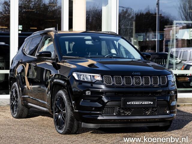 Jeep COMPASS 4XE 240 PHEV S ADAPTIEVE CRUISE / 19 LM / 360 gr Camera, Black P
