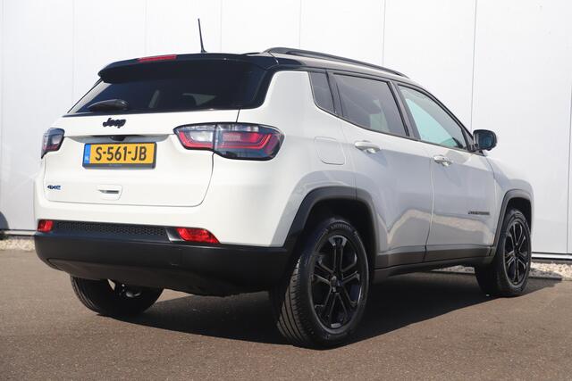 Jeep COMPASS 4xe 240 Plug-in Hybrid Electric Upland Black Edition Automaat Leder Virtual 18 inch LMV Keyless Navigatie Achteruitrijcamera Carplay Android 360 Camera