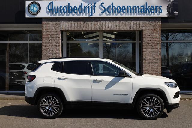 Jeep COMPASS 4xe 190 Plug-in Hybrid Electric Limited Lease Ed. 360-CAMERA CARPLAY PANO DAB HALFLEER 19"LMV ELEK.LAADKLEP 4WD NAVI GSM-LADER CRUISE CLIMA