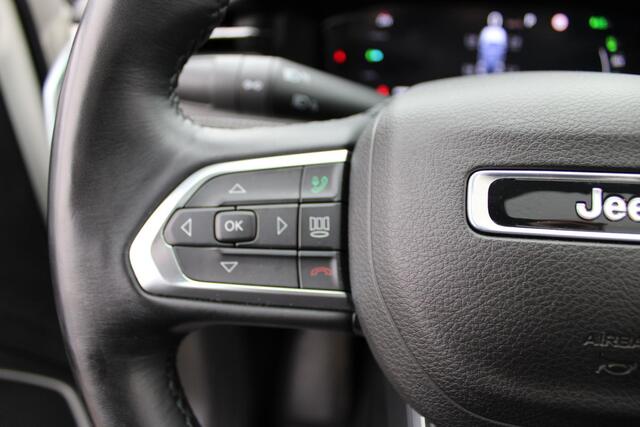 Jeep COMPASS 4xe 190 Plug-in Hybrid Electric Limited Lease Ed. 360-CAMERA CARPLAY PANO DAB HALFLEER 19"LMV ELEK.LAADKLEP 4WD NAVI GSM-LADER CRUISE CLIMA