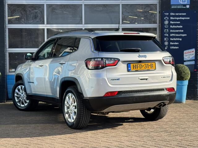 Jeep COMPASS 4xe 190 Plug-in Hybrid Electric Limited Lease Ed. Prijs Inclusief Onderhoud & 12 Maand BOVAG Garantie | Nieuwe Banden Rondom | Cruise Control Adaptief |