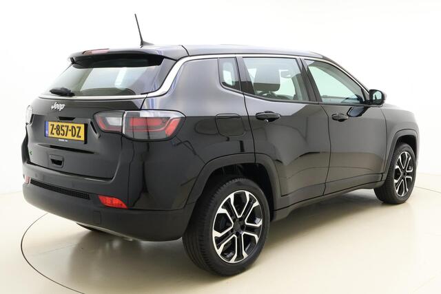 Jeep COMPASS 1.5T e-Hybrid Altitude Automaat | Navigatie | Rondomzichtcamera | Climate control | Keyless | Lichtmetalen velgen | Adaptive Cruise control | Half lederen bekleding
