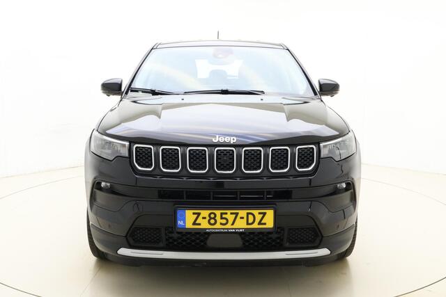 Jeep COMPASS 1.5T e-Hybrid Altitude Automaat | Navigatie | Rondomzichtcamera | Climate control | Keyless | Lichtmetalen velgen | Adaptive Cruise control | Half lederen bekleding