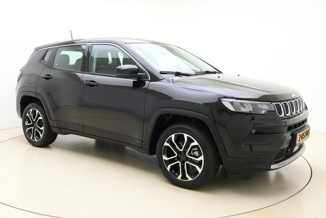 Jeep COMPASS 1.5T e-Hybrid Altitude Automaat | Navigatie | Rondomzichtcamera | Climate control | Keyless | Lichtmetalen velgen | Adaptive Cruise control | Half lederen bekleding