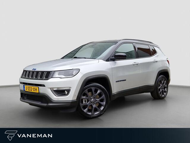 Jeep COMPASS 4xe 240 Plug-in Hybrid Electric S | Dodehoek | Trekhaak | Leder | Cruise | Stoelverwarming | Navi |