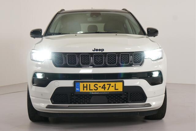 Jeep COMPASS 4xe 240 Plug-in Hybrid Electric S | 19" | Leer | Stl. verw. | Camera 360 | Elek. Stl verst. | Adaptieve Cruise | Dodehoek | Park assist |