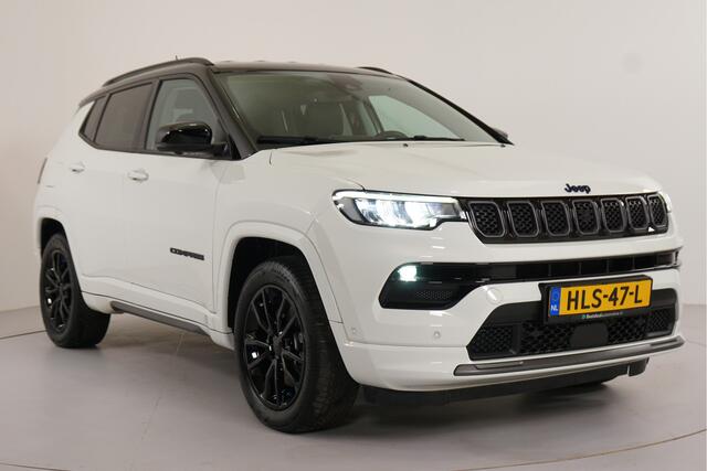 Jeep COMPASS 4xe 240 Plug-in Hybrid Electric S | 19" | Leer | Stl. verw. | Camera 360 | Elek. Stl verst. | Adaptieve Cruise | Dodehoek | Park assist |