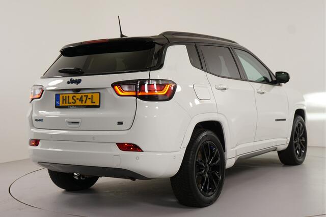 Jeep COMPASS 4xe 240 Plug-in Hybrid Electric S | 19" | Leer | Stl. verw. | Camera 360 | Elek. Stl verst. | Adaptieve Cruise | Dodehoek | Park assist |
