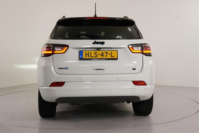 Jeep COMPASS 4xe 240 Plug-in Hybrid Electric S | 19" | Leer | Stl. verw. | Camera 360 | Elek. Stl verst. | Adaptieve Cruise | Dodehoek | Park assist |