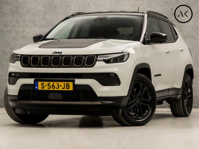 Jeep COMPASS 4xe 240 Plug-in Hybrid Electric Upland 240Pk Automaat (APPLE CARPLAY, GROOT NAVI, 360 CAMERA, VIRTUAL COCKPIT, LEDER, KEYLESS, SPORTSTOELEN, ADAPTIVE CRUISE, GETINT GLAS, LED KOPLAMPEN, NIEUWSTAAT)