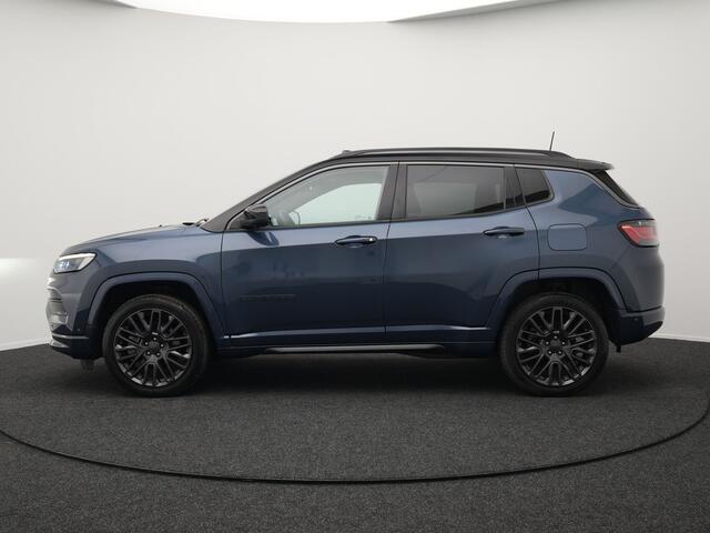 Jeep COMPASS 4xe 240 Plug-in Hybrid Electric S PHEV | Panodak | Trekhaak Afn | Adaptive Cruise | 360 Camera | Alpine Audio | Lederen Sportstoelen Memory & Ventilatie | Keyless | 19"L.M |