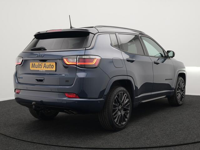 Jeep COMPASS 4xe 240 Plug-in Hybrid Electric S PHEV | Panodak | Trekhaak Afn | Adaptive Cruise | 360 Camera | Alpine Audio | Lederen Sportstoelen Memory & Ventilatie | Keyless | 19"L.M |