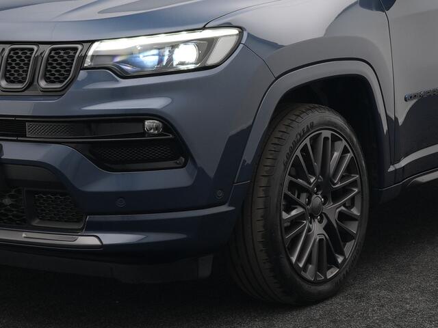 Jeep COMPASS 4xe 240 Plug-in Hybrid Electric S PHEV | Panodak | Trekhaak Afn | Adaptive Cruise | 360 Camera | Alpine Audio | Lederen Sportstoelen Memory & Ventilatie | Keyless | 19"L.M |
