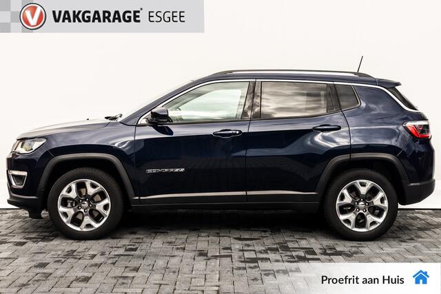 Jeep COMPASS 1.4 170PK MultiAir Opening Edition 4x4 AUTOMAAT RIJKLAAR | Trekhaak | Clima | Keyless entry | Leer Zwart |