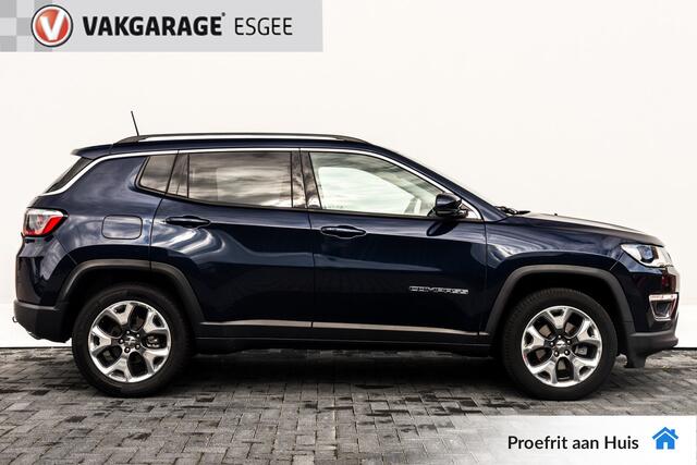 Jeep COMPASS 1.4 170PK MultiAir Opening Edition 4x4 AUTOMAAT RIJKLAAR | Trekhaak | Clima | Keyless entry | Leer Zwart |