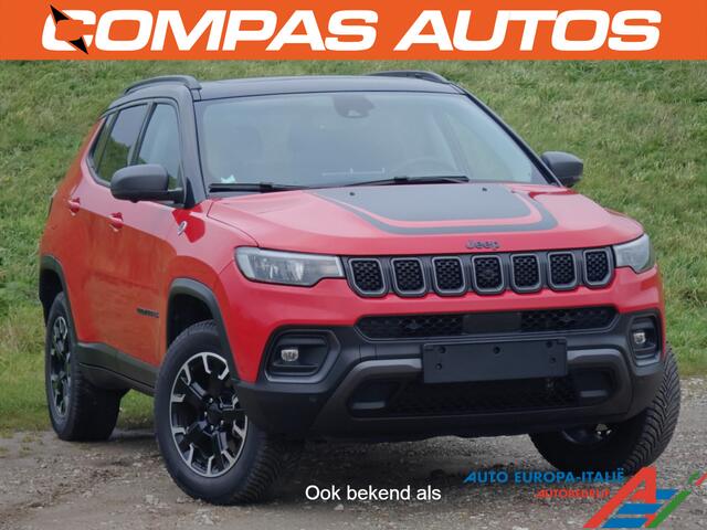 Jeep COMPASS 4xe 240PK PHEV Trailhawk | Panoramadak | Leder | Alpine audio