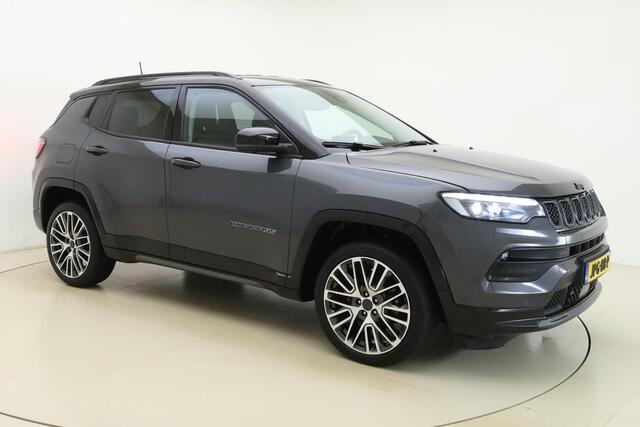 Jeep COMPASS 1.5T e-Hybrid S | Automaat | Rondomzicht Camera | Lederen bekleding | Stoel & Stuurverwarming | Lichtmetalen velgen | Keyless | Climate control
