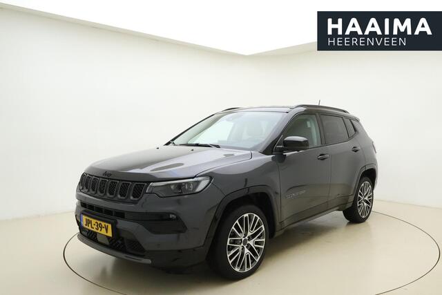 Jeep COMPASS 4xe 240pk Automaat Plug-in Hybrid Electric S | Climate control | Camera | Keyless | Lederen bekleding | Stoel & Stuurverwarming | Lichtmetalen velgen