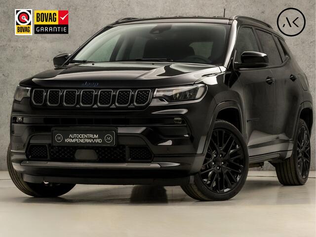 Jeep COMPASS 4xe 240 Plug-in Hybrid Electric S (APPLE CARPLAY, GROOT NAVI, CAMERA, ELEKTRISCHE STOELEN, LEDER, NIEUWE APK, NIEUWSTAAT)