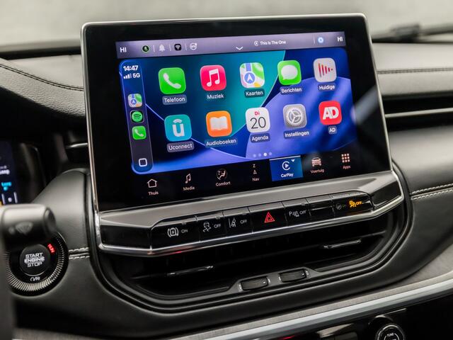 Jeep COMPASS 4xe 240 Plug-in Hybrid Electric S (APPLE CARPLAY, GROOT NAVI, CAMERA, ELEKTRISCHE STOELEN, LEDER, NIEUWE APK, NIEUWSTAAT)