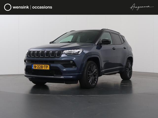 Jeep COMPASS 4xe 240 Plug-in Hybrid Electric S | SOH 82,2% | Panoramadak | Navigatie | 360° Camera | Stoelverwarming/Ventilatie | Keyless Entry/Go | Elek. Achterklep | Apple Carplay/Android Auto | Trekhaak |