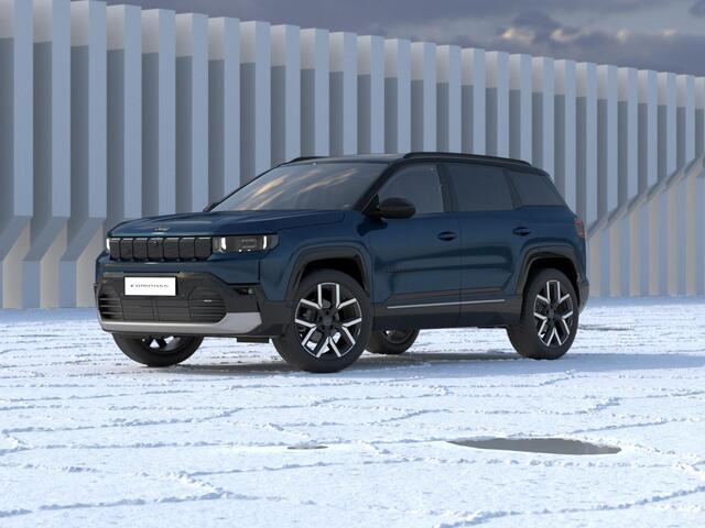 Jeep COMPASS First Edition 74 kWh | Adapt. Cruise | Camera | Carplay | 20" | Elektr. A-Klep | Navi | Winter Pack | Schuif/Kanteldak | Premium Pack | Conv. Pack | Warmtepomp
