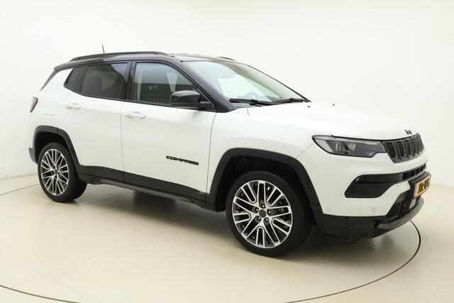 Jeep COMPASS 1.5T e-Hybrid S Automaat | Lederen bekleding | Keyless | Zwart dak | Stoelverwarming & stoelventilatie | Camera | Lichtmetalen velgen