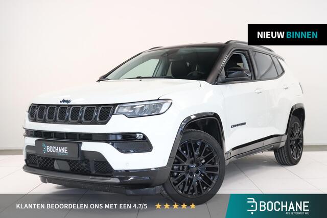 Jeep COMPASS 4xe 240 Plug-in Hybrid Electric S | Camera | Leder | Adaptieve Cruise control | Achterklep elektrisch | Navigatie | Climate control |