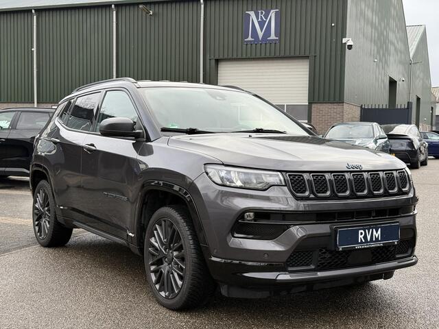 Jeep COMPASS 1.3T 4 x e 240 | 80th Anniversary PHEV 4WD| STOEL + STUURVERWARMING| ADAPTIVE CRUISE CONTROL| ACHTERUITRIJCAMERA| ELEKTRISCHE STOELEN| KEYLESS| 19 INCH! |SUPER COMPLEET UITGEVOERD! |