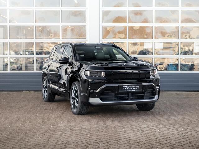 Jeep COMPASS First Edition 74 kWh | Adapt. Cruise | Camera | Carplay | 20" | Elektr. A-Klep | Navi | Winter Pack | Schuif/Kanteldak | Premium Pack | Conv. Pack | Warmtepomp