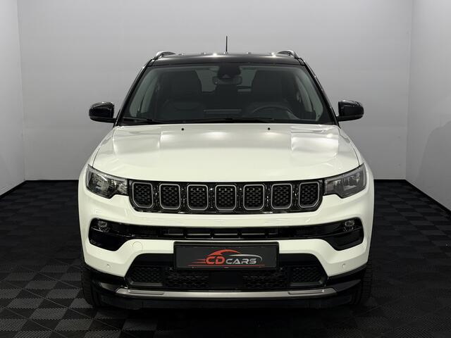 Jeep COMPASS 4xe 240 Plug-in Hybrid Electric S Leder, Camera, Navi, Elektrische achterklep, Keyless start, 4WD, Cruise control, Sportief velgen
