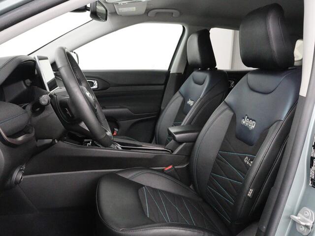 Jeep COMPASS 1.5T e-Hybrid Limited | 360 Camera | Adaptive cruise | Alpine Sound | Half leder | Carplay | Navigatie | Keyless | Dodehoek detectie | Full LED | Climate control | Bluetooth