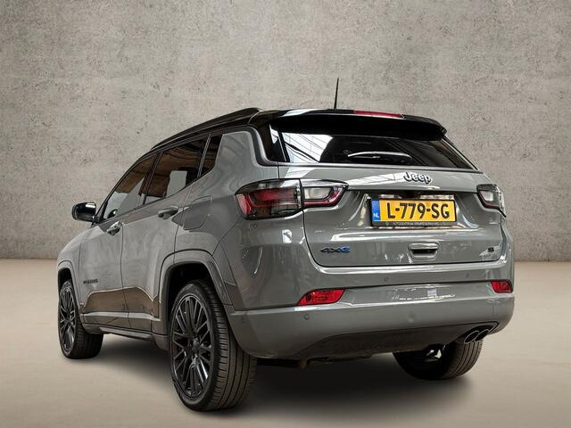 Jeep COMPASS 4xe 240 Plug-in Hybrid S Sport 240Pk Automaat (VIRTUAL COCKPIT, NARDO GREY, APPLE CARPLAY, STOELKOELING/VERWARMING, LEDER, 360 CAMERA, ADAPTIVE CRUISE, ALPINE AUDIO, GETINT GLAS, NIEUWSTAAT)