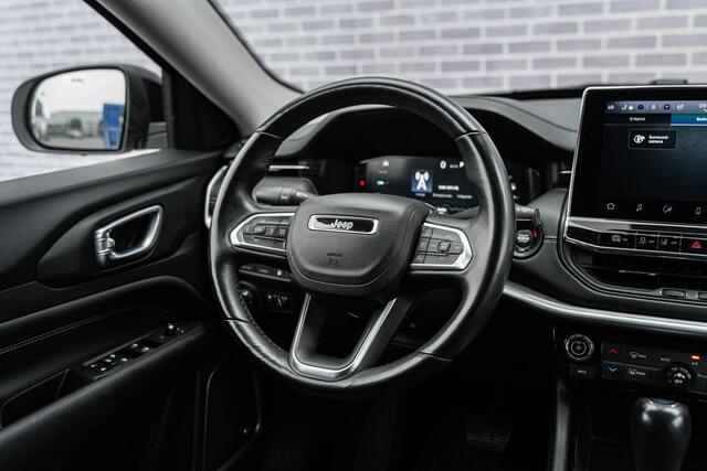 Jeep COMPASS 4xe 240 Plug-in Hybrid Electric S | PHEV | Adaptieve Cruise Control | Rondomzicht camera | Navigatie | Android Auto & Apple CarPlay | LED Koplampen | Stoel-/Stuurverwarming | Lederen Bekleding | Dodehoek Detectie |