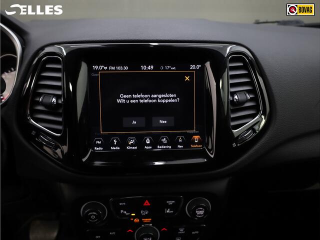 Jeep COMPASS 1.4 MultiAir Limited 4x4 | Airco | Climate control | Stoelverwarming | Stuurwiel verwarmd | Cruise control | Dode hoek detectie | Lederen interieur | 4X4 |