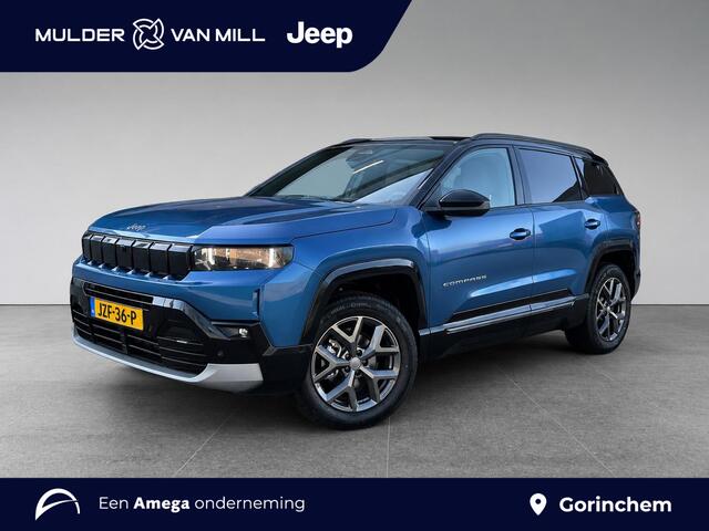 Jeep COMPASS First Edition 1.2 e-Hybrid 145pk | ELEKTR. STOEL + MEMORY | SCHUIF/KANTELDAK | STOELKOELING + VERW. | 360° CAMERA |