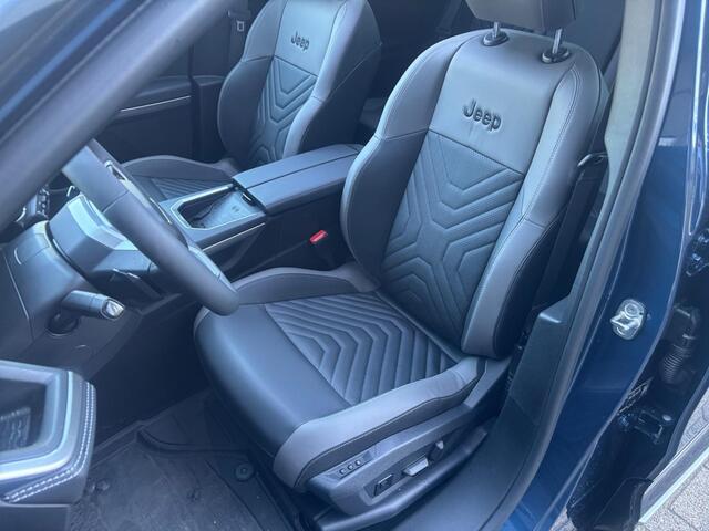 Jeep COMPASS First Edition 1.2 e-Hybrid 145pk | ELEKTR. STOEL + MEMORY | SCHUIF/KANTELDAK | STOELKOELING + VERW. | 360° CAMERA |