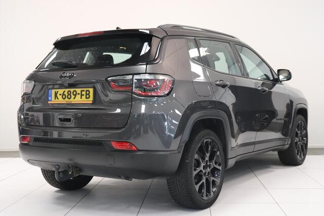 Jeep COMPASS 1.3T Night Eagle Liberty Edition | Camera | Navigatie | Half Leder | Cruise control | ApplCarplay AndroidAuto | Trekhaak |