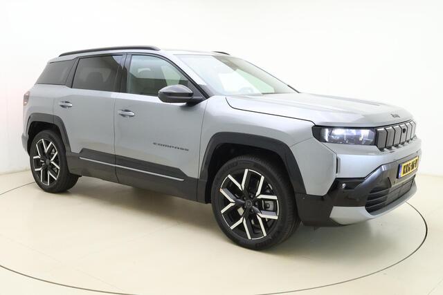 Jeep COMPASS First Edition 74 kWh | DEMO | Lederen bekleding | Massagestoelen | Stoelventilatie en verwarming | Keyless | Climate control | Draadloze telefoonlader