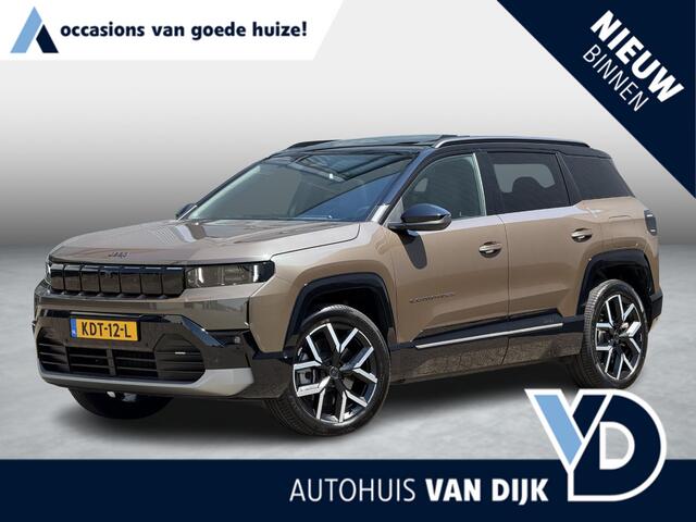 Jeep COMPASS First Edition 74 kWh | Pano-schuifdak/Massage/Stoelventilatie/20-inch/Premium Pack