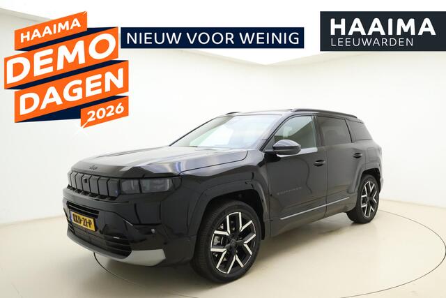 Jeep COMPASS 1.6 e-Hybrid Plug-In First Edition | DEMO | Lederen bekleding | Massagestoelen | Stoelventilatie en verwarming | Keyless | Climate control | Draadloze telefoonlader